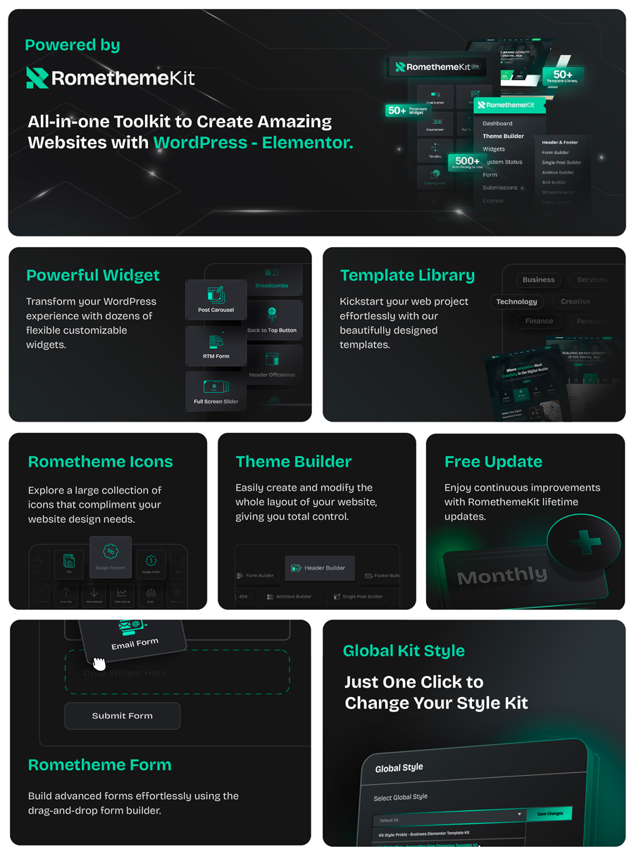 Zevelyn - Music Band & Musician Elementor Template Kit - 4