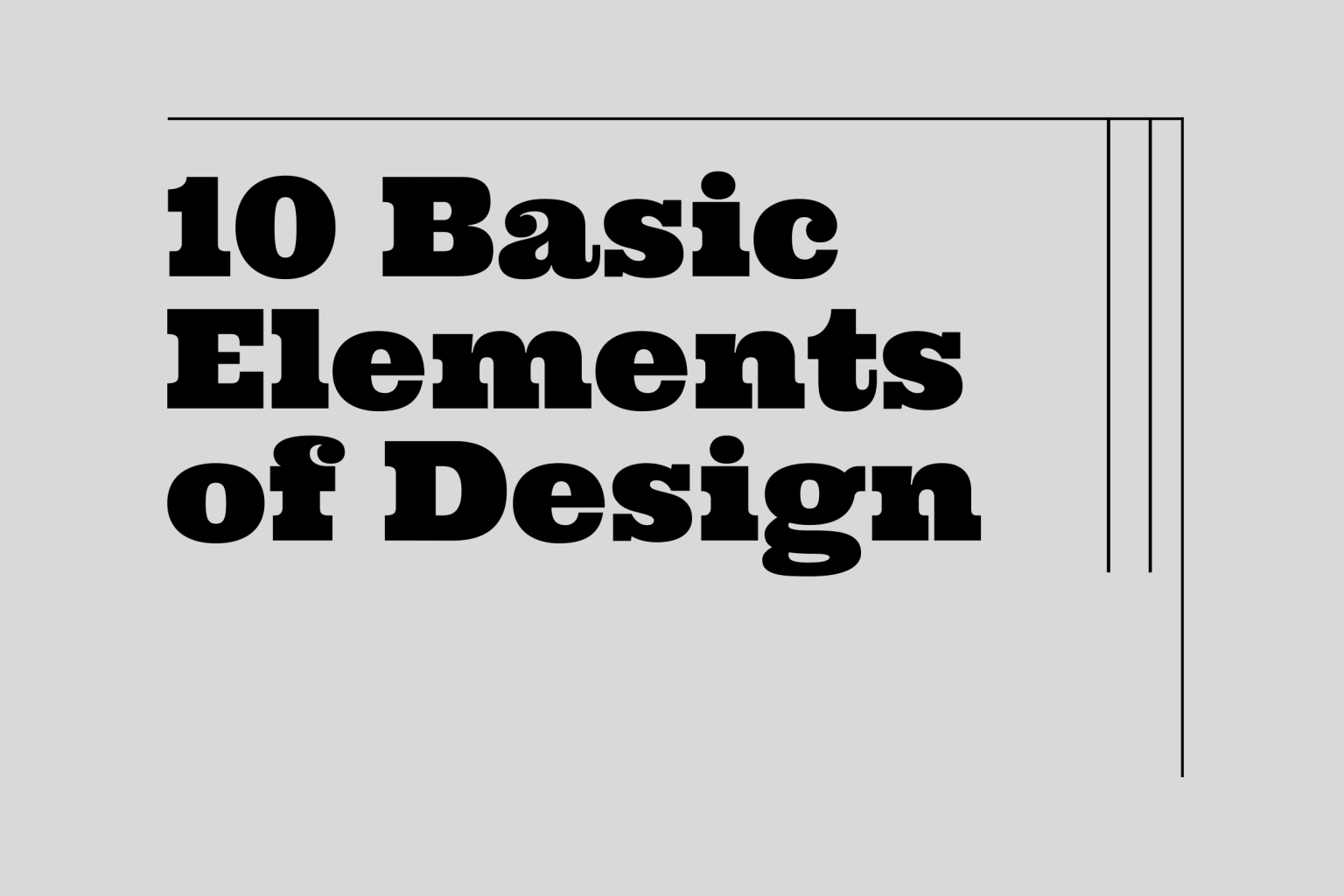 10 Basic Elements Of Design - Rometheme