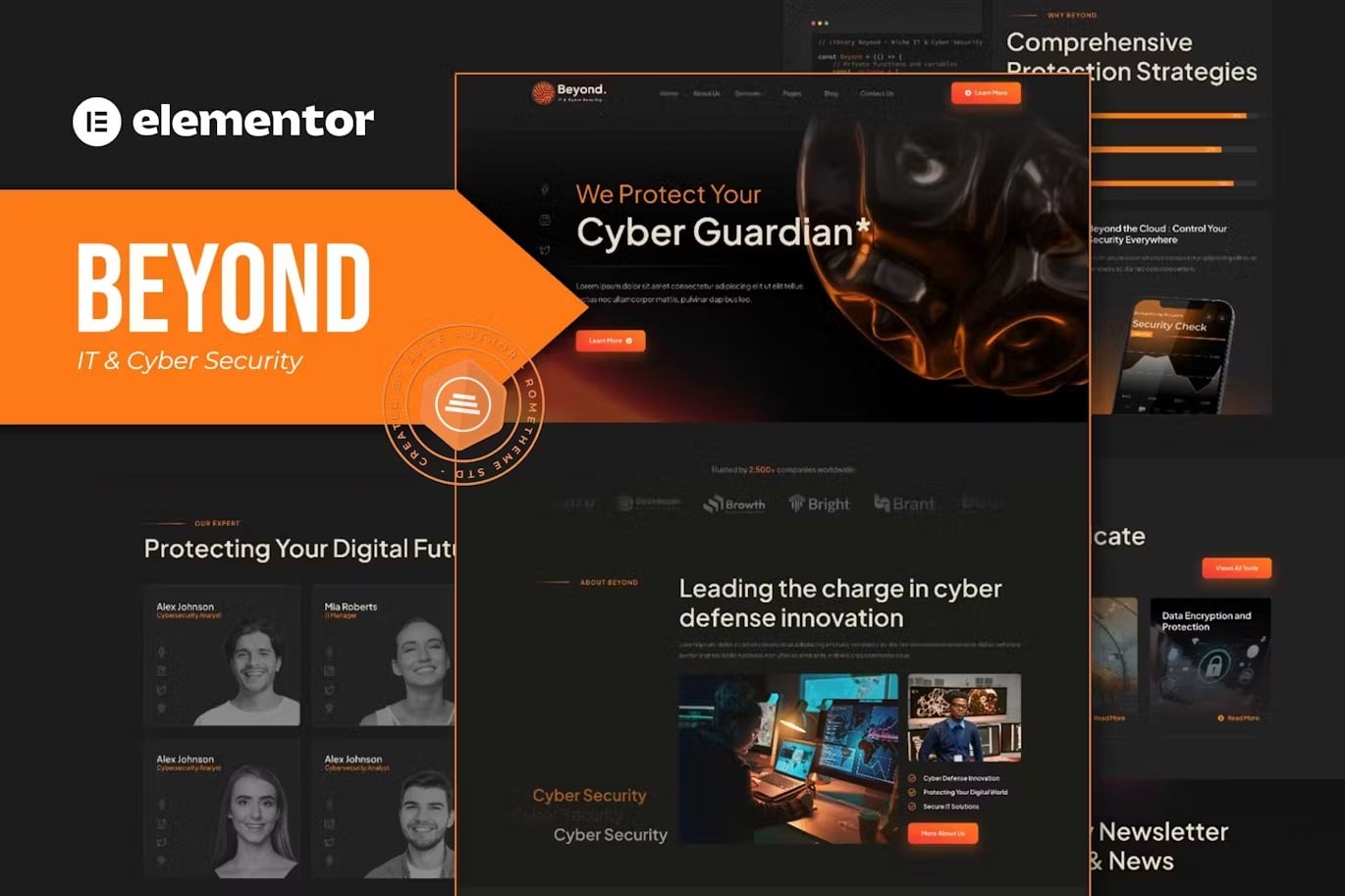 Beyond - IT & Cyber Security Elementor Template Kit - Rometheme