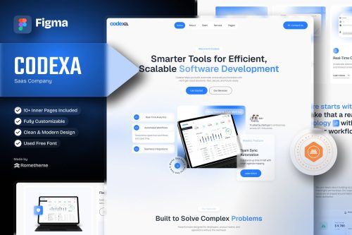 Codexa - Saas Company Figma Template