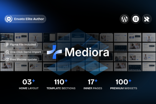 Mediora - Doctor & Medical Clinic Elementor WordPress Theme