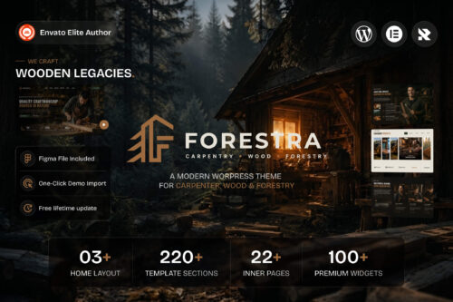 Forestra - Carpenter, Wood & Forestry WordPress Theme
