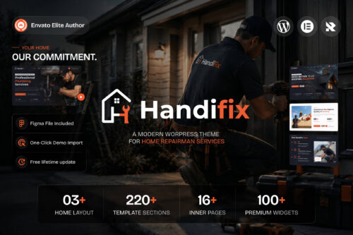 Handifix - Home Services & Multi-Skilled Repairman WordPress Theme